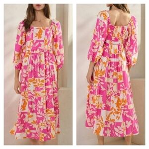 New Oddi Floral Tiered Dress